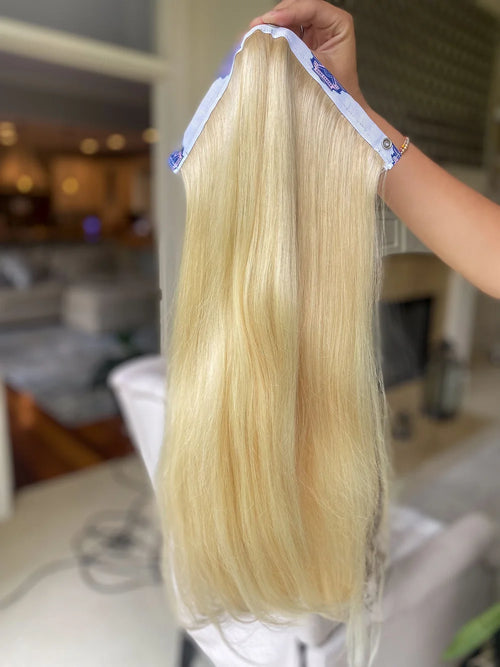 Blonde Hair Insert close view