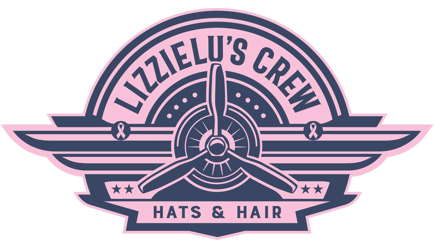 LizzieLu's Crew Hats & Hair logo